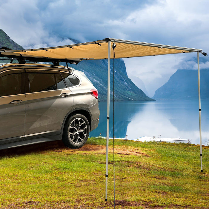 8.2X6.5ft Foldable Vehicle Awning - JustV - 