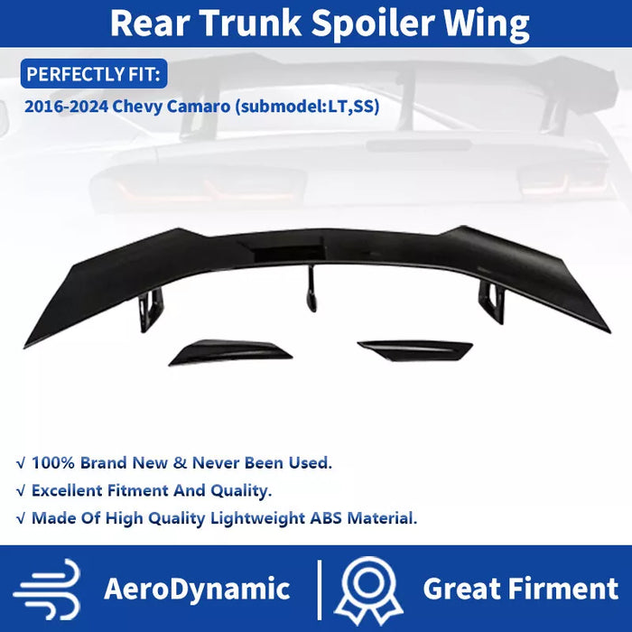 L1 1LE Style Rear Trunk Wing For Chevy Camaro 2016-2024