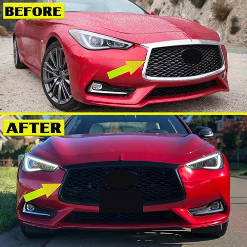 Carbon Fiber Front Grille for Infiniti Q60 Coupe 2017+