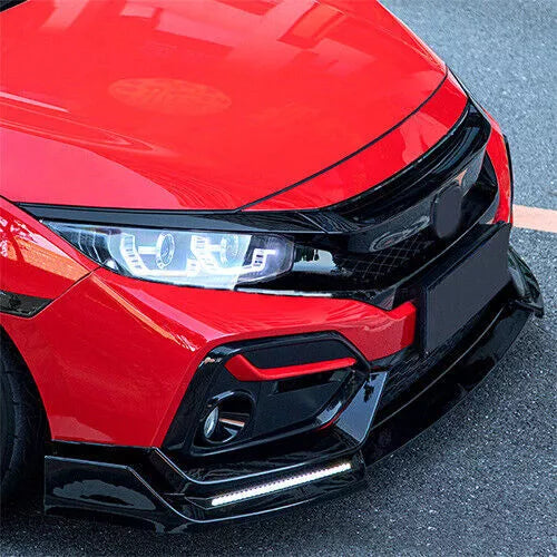 BLZ Style Front Bumper Lip For Honda Civic SI Hatchback 2017-2021