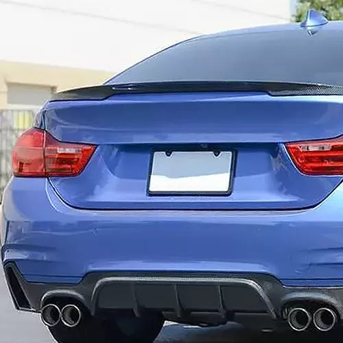 Quad Exhaust Rear Diffuser Lip For BMW F32 F33 M Tech 2014-2020