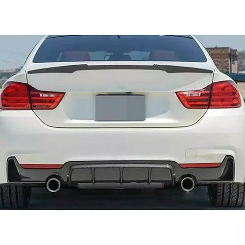 Gloss Black Rear Bumper Diffuser For BMW 4 Series F32 M Sport 2014-2020