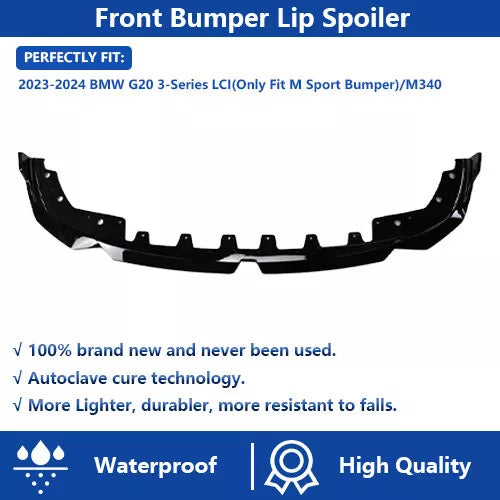 Front Bumper Lip For BMW G20 G28 M Sport 2023+