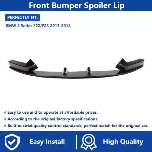 Front Bumper Lip For BMW F22 F23 220i 230i 2014-2020