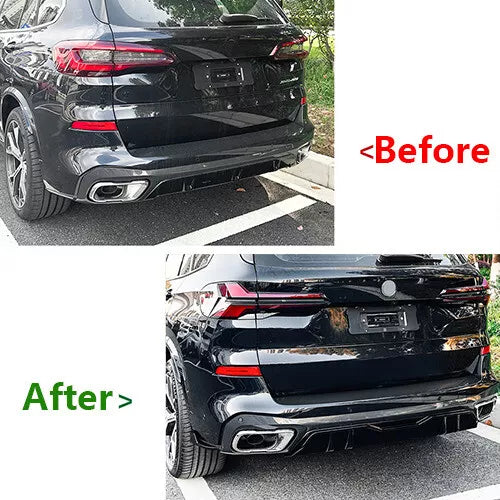 Rear Bumper Lip For BMW X5 G05 M Sport 2019-2024