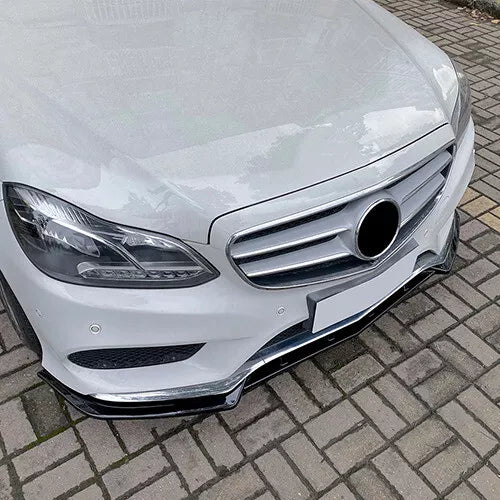 Front Bumper Lip For Benz E Class W212 Sport 2013-2015