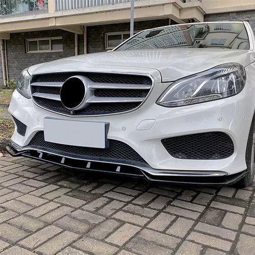 Front Bumper Lip For Benz E Class W212 Sport 2013-2015