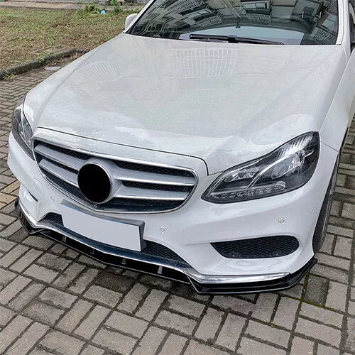 Front Bumper Lip For Benz E Class W212 Sport 2013-2015