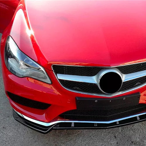 3x Front Bumper Lip For Mercedes Benz E Coupe C207 2013-2016