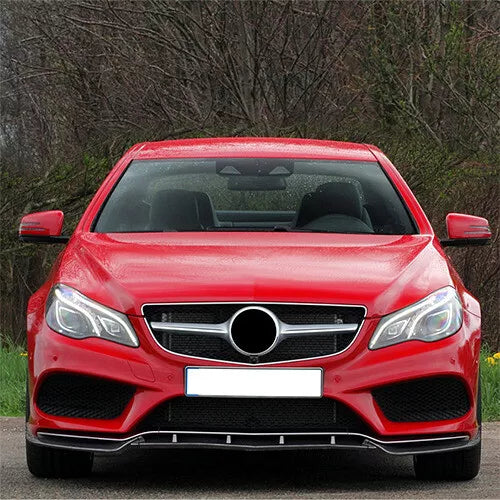 3x Front Bumper Lip For Mercedes Benz E Coupe C207 2013-2016