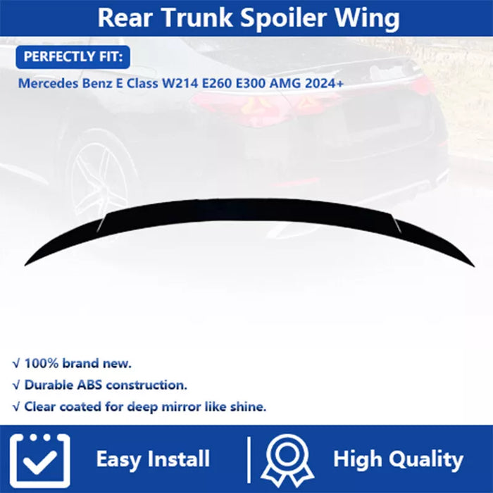 Rear Trunk Lip For Benz E Class W214 E260 2024+