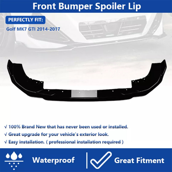 Front Bumper Lip For BMW 2 Series G42 M235i M240i 220i 2022-2024