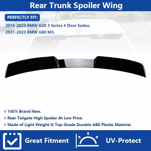 Rear Roof Spoiler Lip For BMW G20 G80 M3 2019-2023