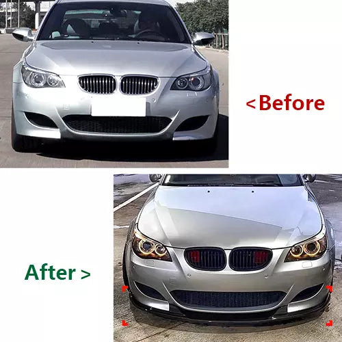 Front Bumper Lip For BMW 5 Series E60 E61 M5 2005-2010