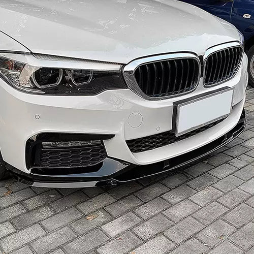 Front Bumper Lip For BMW 5 Series G30 M Sport 2017-2020