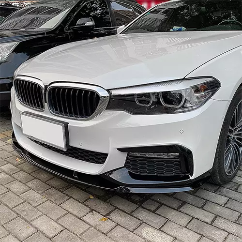 Front Bumper Lip For BMW 5 Series G30 M Sport 2017-2020