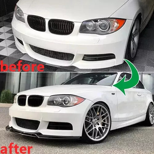 Front Bumper Lip For BMW 1 Series E82 E88 2007-2010