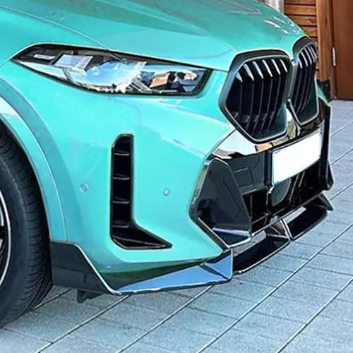 MP Style Front Bumper Lip For BMW X6 G06 M Sport LCI 2023+