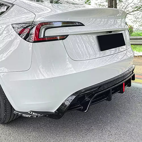 Rear Bumper Diffuser Lip W/ Light For Tesla Model 3 2024+