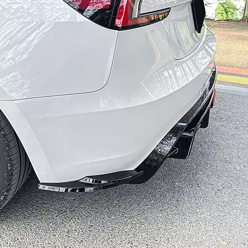 Rear Bumper Diffuser Lip W/ Light For Tesla Model 3 2024+