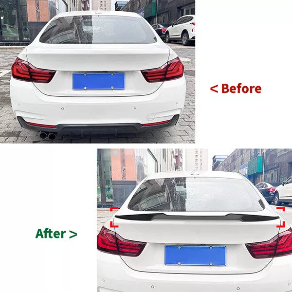 M4 Style Rear Trunk Spoiler Lip For BMW 4 Series F36 2014-2020