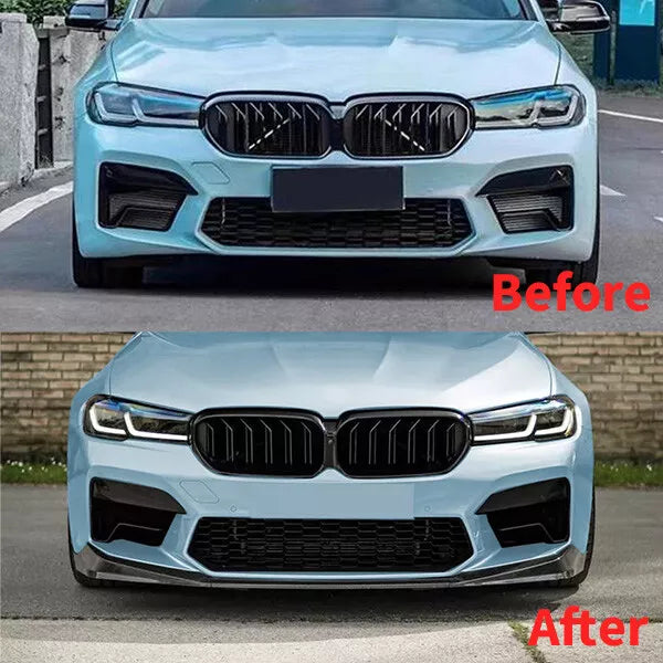 Front Bumper Lip For BMW 5 Series M5 F90 LCI 2021-2024