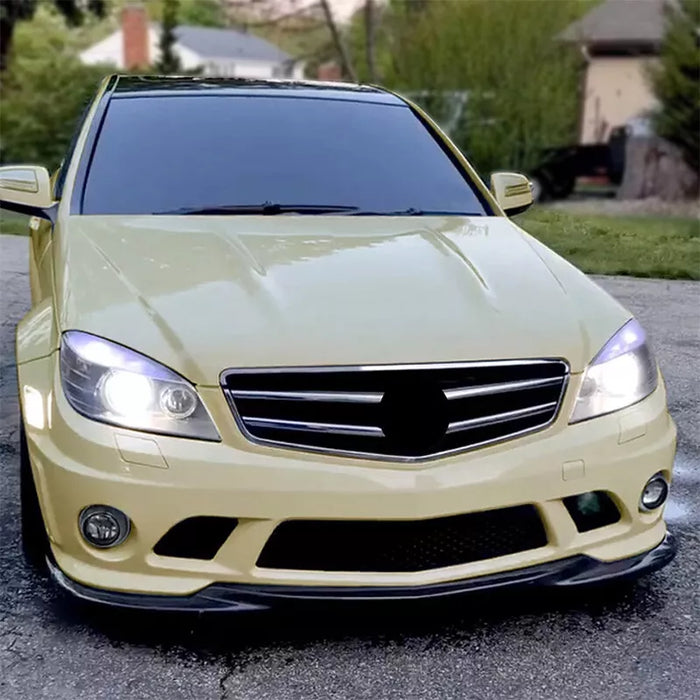 Front Bumper Lip For Bnez C Class W204 C63 AMG 2008-2011