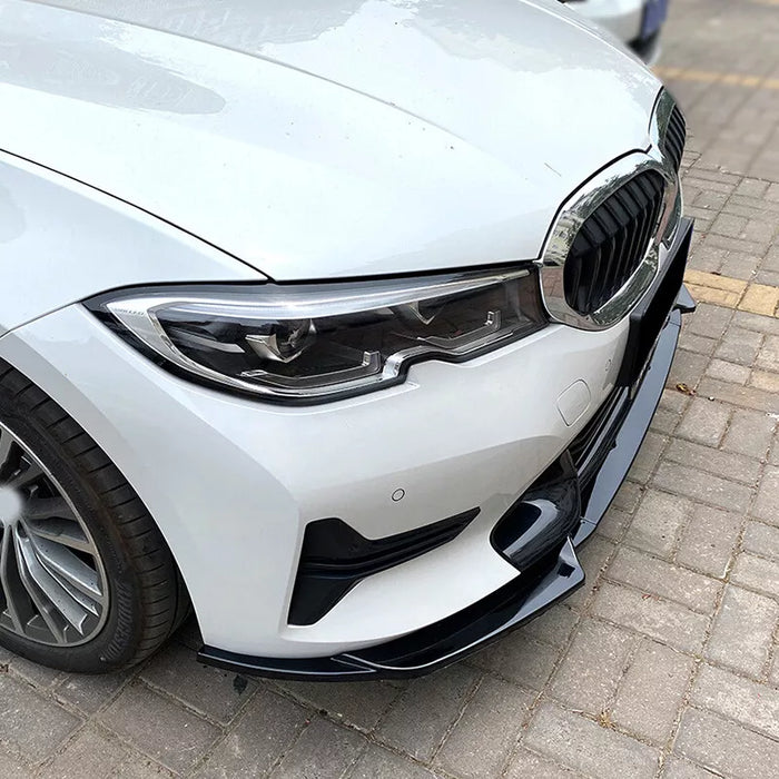 Front Bumper Lip Spiltter For BMW 3 Series G20 G21 2019-2021