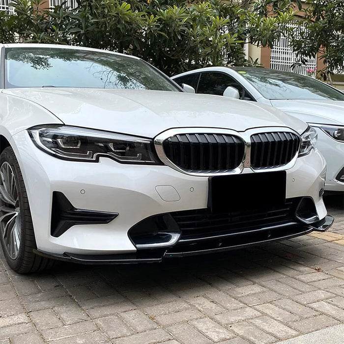 Front Bumper Lip Spiltter For BMW 3 Series G20 G21 2019-2021