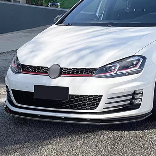 Carbon Fiber Front Bumper Lip For Golf 7 MK7 GTI R Line 2013-2016