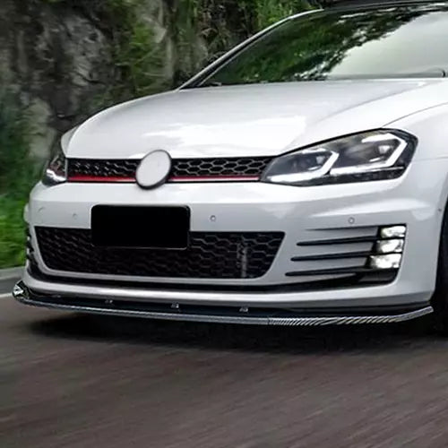 Carbon Fiber Front Bumper Lip For Golf 7 MK7 GTI R Line 2013-2016