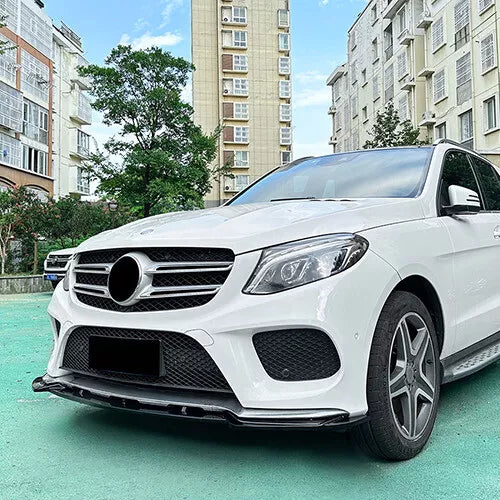 Front Bumper Lip For Benz W166 GLE Coupe C292 2015-2018 AMG