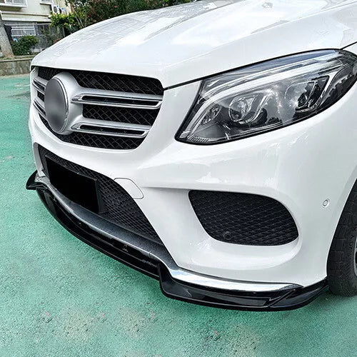 Front Bumper Lip For Benz W166 GLE Coupe C292 2015-2018 AMG