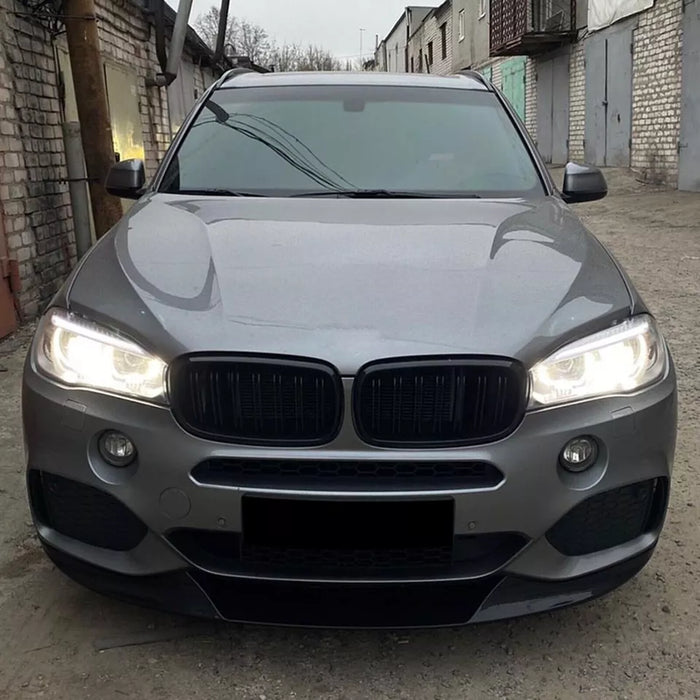 Front Bumper Lip For BMW X5 F15 M Sport Performance Style 2014-2018