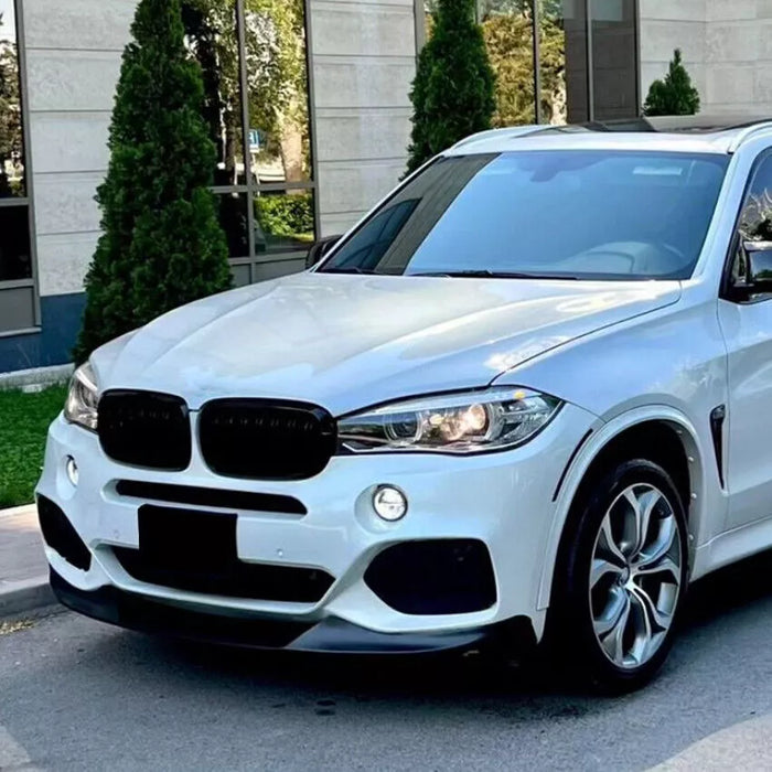 Front Bumper Lip For BMW X5 F15 M Sport Performance Style 2014-2018