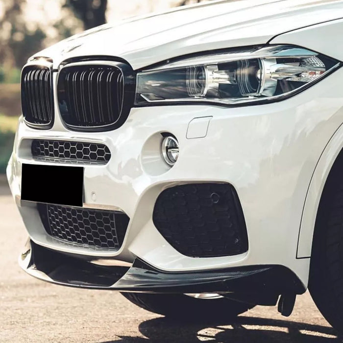 Front Bumper Lip For BMW X5 F15 M Sport Performance Style 2014-2018