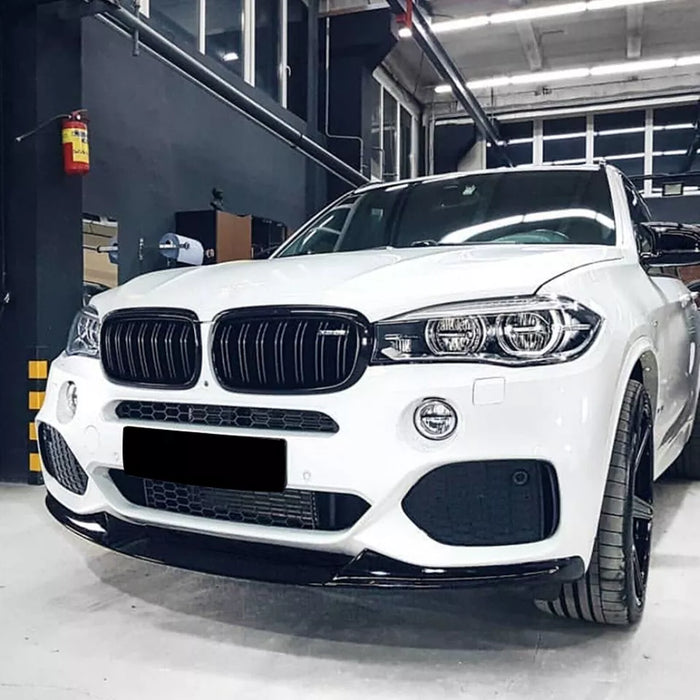 Front Bumper Lip For BMW X5 F15 M Sport Performance Style 2014-2018