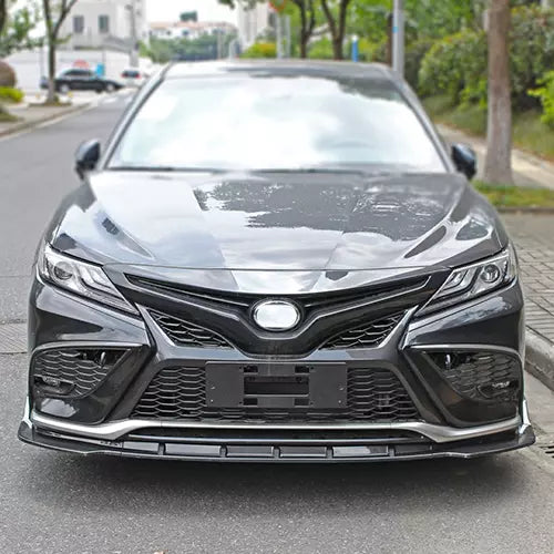 Carbon Fiber Front Bumper Lip For Toyota Camry SE XSE 2021-2023