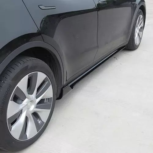 Gloss Black Side Skirt For Tesla Model Y 2020-2024