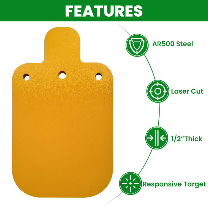 AR500 Steel 7"x12"  Targets for Precision Shooting