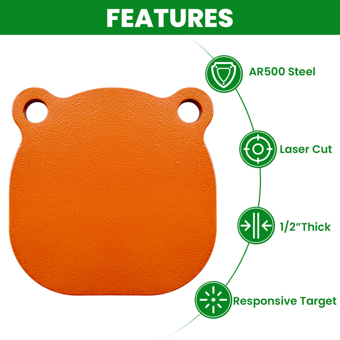 AR500 Steel Round Targets for Precision Shooting